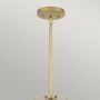 Lampa wisząca 3x60 W mosiądz-przezroczysta QNWIMBERLEYPWS Quintiesse Wimberley zdj.7