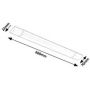 Lampa podszafkowa 1x20 W biała 1451 Rabalux Batten Light zdj.2