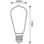 Żarówka 1x4 W e27 1988 Rabalux Filament-Led zdj.2