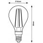 Żarówka 1x6 W e14 2015 Rabalux Filament-Led zdj.2