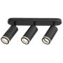 Lampa podsufitowa 3x35 W czarna 73035 Rabalux Senobia zdj.1