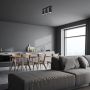 Lampa podsufitowa 3x35 W czarna 73035 Rabalux Senobia zdj.4