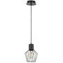 Lampa wisząca 1x40 W czarna 3539 Rabalux Belano zdj.1