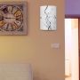 Kinkiet 1x60 W biały-czarny-wzór 3691 Rabalux Elina zdj.3