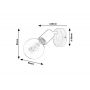 Kinkiet 1x40 W czarny 3976 Rabalux Pablo zdj.2