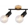 Lampa podsufitowa 2x40 W czarna 3977 Rabalux Pablo zdj.1
