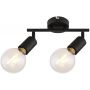 Lampa podsufitowa 2x40 W czarna 3987 Rabalux Lamar zdj.1