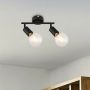 Lampa podsufitowa 2x40 W czarna 3987 Rabalux Lamar zdj.3