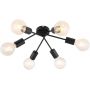 Lampa podsufitowa 6x40 W czarna 3990 Rabalux Lamar zdj.1