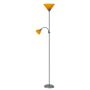 Lampa stojąca 2x100 W srebrna-pomarańczowa 4026 Rabalux Action zdj.1