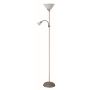 Lampa stojąca 2x100 W biała-chrom 4064 Rabalux Action zdj.1