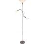 Lampa stojąca 2x60 W biała-chrom 4067 Rabalux Diana zdj.1