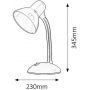 Lampa biurkowa 1x40 W czarna 4169 Rabalux Dylan zdj.2