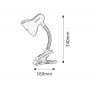Lampa biurkowa 1x40 W zielona 4257 Rabalux Dennis zdj.2