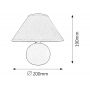 Lampka nocna 1x40 W 4906 Rabalux Ariel zdj.2