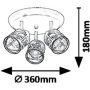 Lampa podsufitowa 5337 Rabalux Oberon zdj.2