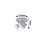Lampa podsufitowa 3x40 W srebrna 5388 Rabalux Thelma zdj.2
