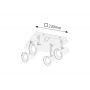 Lampa podsufitowa 4x15 W chrom 5500 Rabalux Steve zdj.2