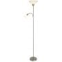 Lampa stojąca 2x60 W chrom-opal 5739 Rabalux Diana zdj.1