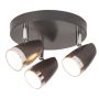 Lampa podsufitowa 3x4 W czarna-chrom 6514 Rabalux Karen zdj.3