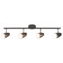 Lampa podsufitowa 4x4 W czarna-chrom 6515 Rabalux Karen zdj.3