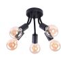 Lampa podsufitowa 5x60 W czarna 6809 Rabalux ALMUS zdj.1