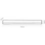 Lampa do szynoprzewodów 1x16 W czarny 70113 Rabalux LiTrack Line zdj.2