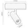 Lampa do szynoprzewodów 1x6 W czarny 70114 Rabalux LiTrack Spot zdj.2