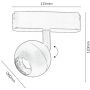 Lampa do szynoprzewodów 1x5 W czarny 70130 Rabalux LiTrack Spot zdj.2