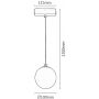 Lampa do szynoprzewodów 1x5 W biały-czarny 70131 Rabalux LiTrack Pendant zdj.2