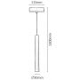 Lampa do szynoprzewodów 1x5 W czarny 70110 Rabalux LiTrack Pendant zdj.2