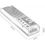 Zasilacz szynowy x200 W czarny 70207 Rabalux LiTrack Driver zdj.2