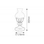 Lampa stołowa 1x60 W czarna 7072 Rabalux Petronel zdj.2