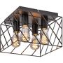 Lampa podsufitowa 4x25 W czarny 71027 Rabalux Boroo zdj.3