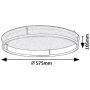 Lampa podsufitowa 1x40 W czarna-szara 71033 Rabalux Farenzo zdj.2
