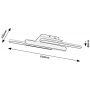 Lampa podsufitowa 1x18 W czarna 71051 Rabalux Sindri zdj.2