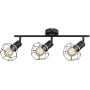 Lampa podsufitowa 3x40 W czarna 71067 Rabalux Fran zdj.1