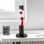 Lampa stołowa 1x25 W czarna-przezroczysta-czerwona 76028 Rabalux Lavastic zdj.6