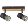 Lampa podsufitowa 2x14 W czarna 71152 Rabalux Metta zdj.4