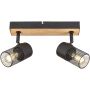 Lampa podsufitowa 2x14 W czarna 71152 Rabalux Metta zdj.5