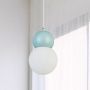 Lampa wisząca 1x38 W biała-niebieska 72279 Rabalux Gellia zdj.4