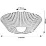Lampa podsufitowa 1x6 W czarna-szara 71248 Rabalux Revan zdj.2