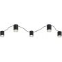 Lampa podsufitowa 5x28 W czarna 71295 Rabalux Looplab zdj.1