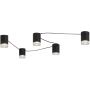 Lampa podsufitowa 5x28 W czarna 71295 Rabalux Looplab zdj.4