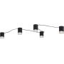 Lampa podsufitowa 5x28 W czarna 71295 Rabalux Looplab zdj.5