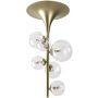 Lampa podsufitowa 5x28 W przezroczysta-złota 71298 Rabalux Aslov zdj.4