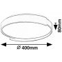 Inteligentny plafon 1x24 W biały-czarny 71305 Rabalux Laleh zdj.2