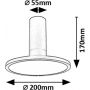 Lampa podsufitowa 1x20 W biała-czarna 71323 Rabalux Ovidia zdj.2