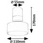 Lampa podsufitowa 1x10 W biała 71326 Rabalux Ovidia zdj.2