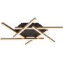 Lampa podsufitowa 6x40 W biała-czarna-złota 71365 Rabalux Severine zdj.4
